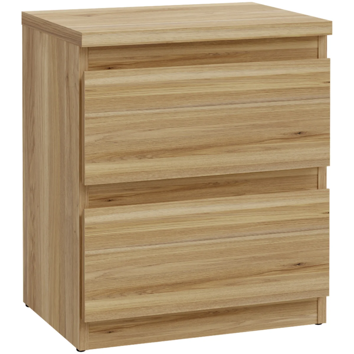 Edmore 3 Drawer Bedside Chest - Light Grey – image 4