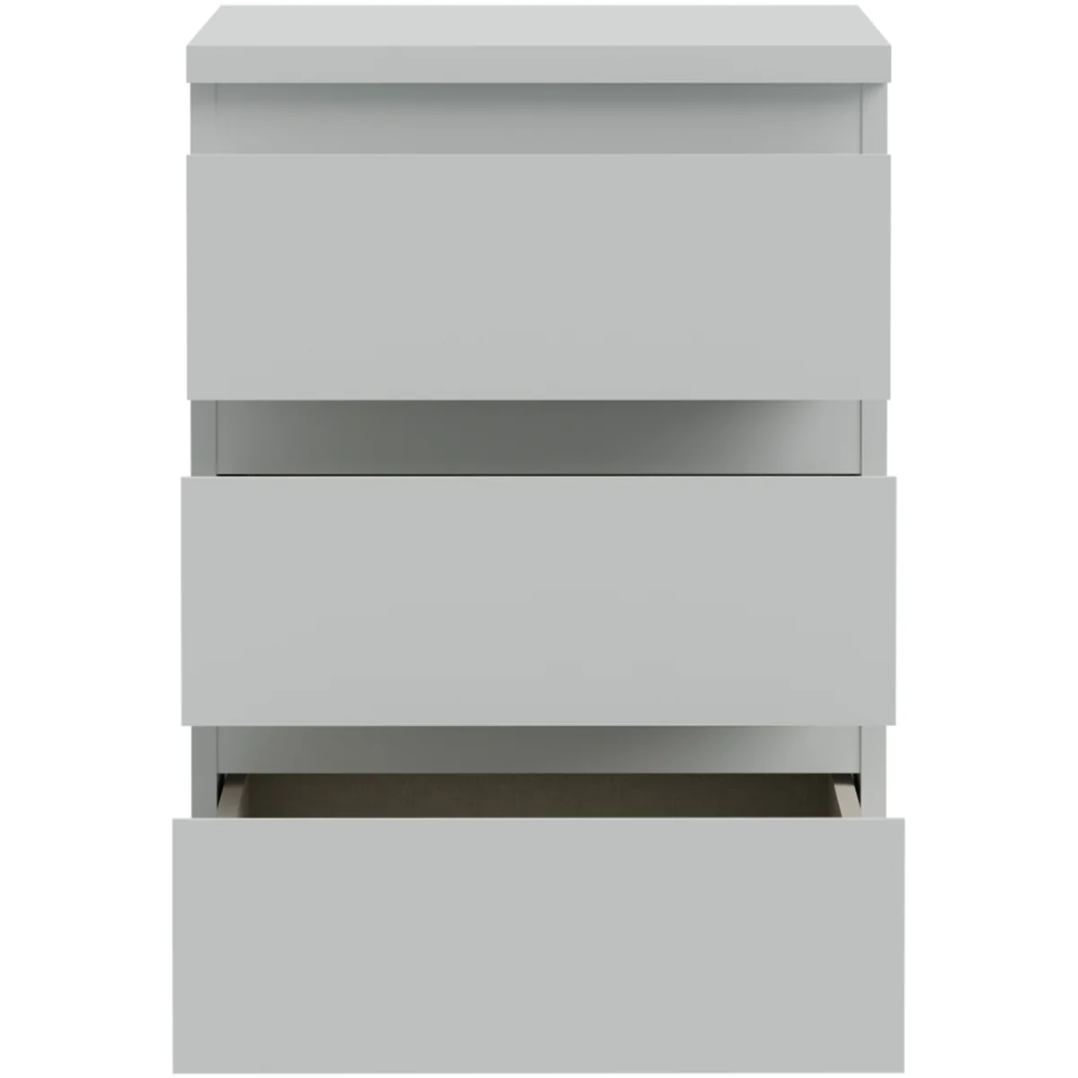Edmore 3 Drawer Bedside Chest - Light Grey – image 31