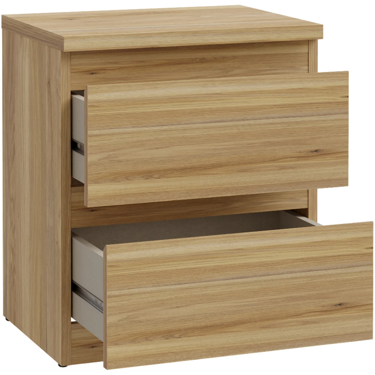 Edmore 3 Drawer Bedside Chest - Light Grey – image 6