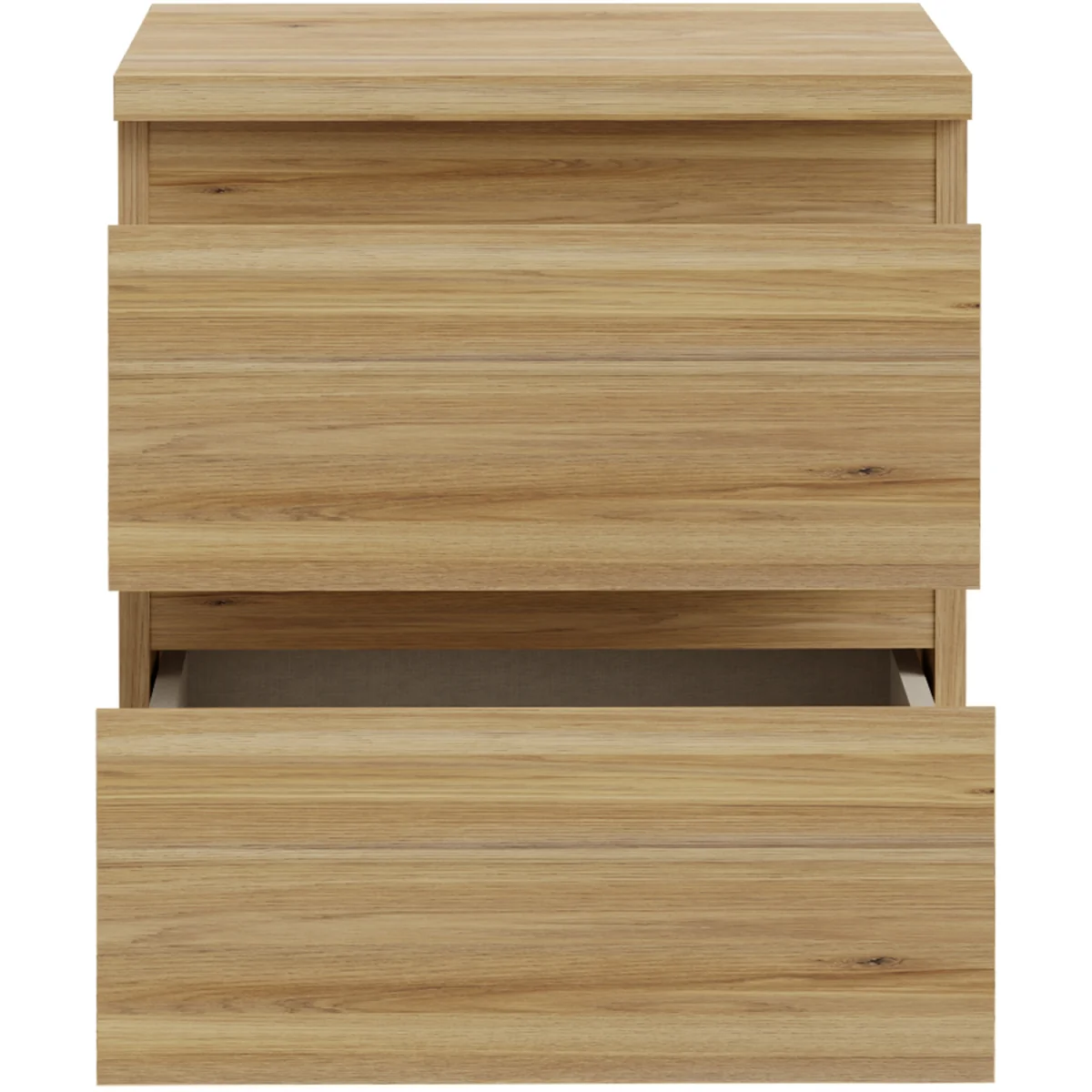 Edmore 3 Drawer Bedside Chest - Light Grey – image 7