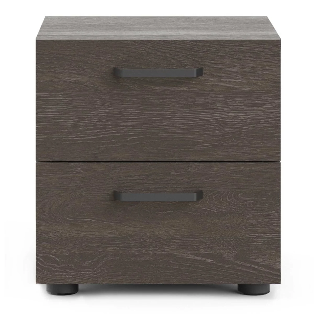 Havdrup Rovere Gessato Dark Oak Bedside Table, 2 Drawers - Grey – image 4