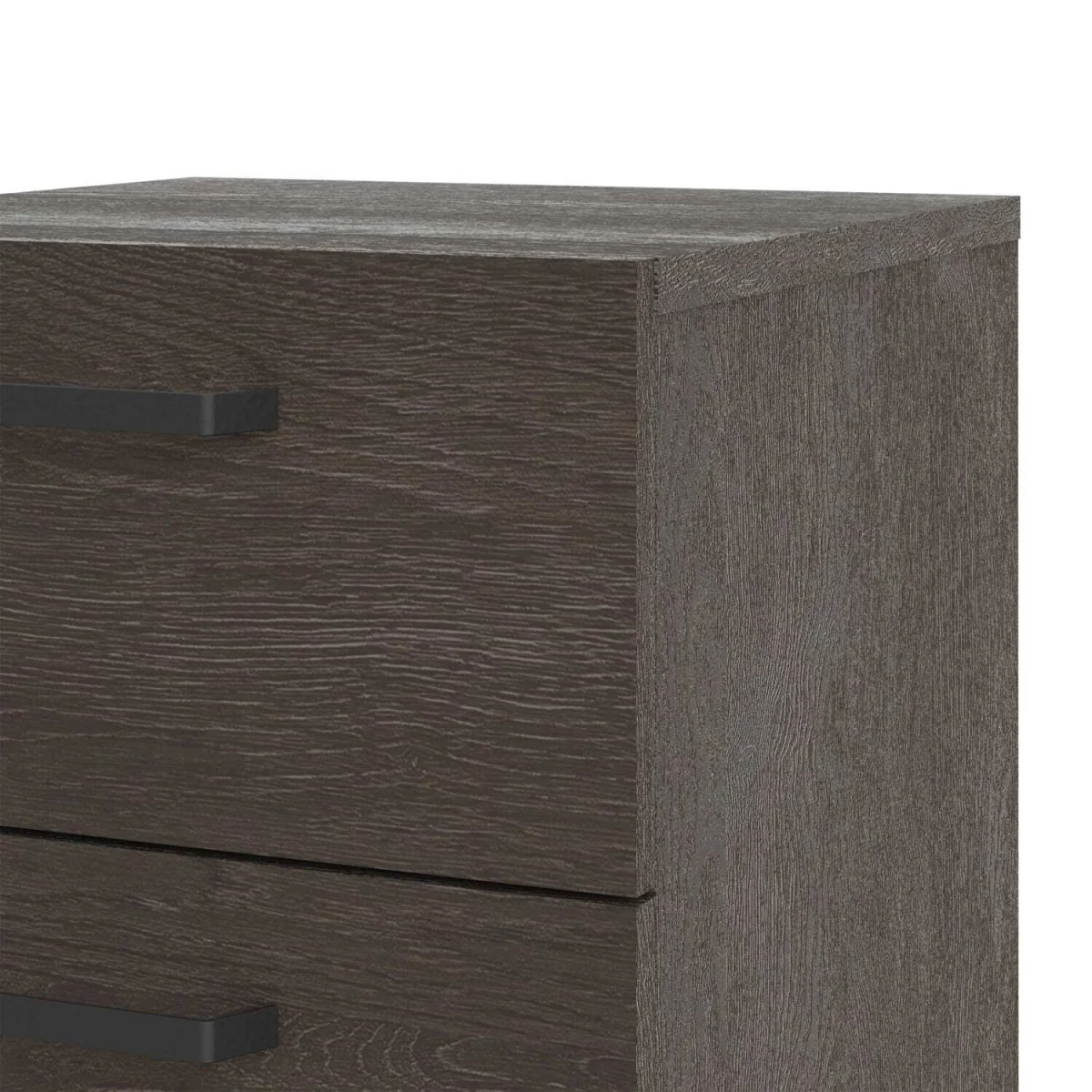 Havdrup Rovere Gessato Dark Oak Bedside Table, 2 Drawers - Grey – image 7