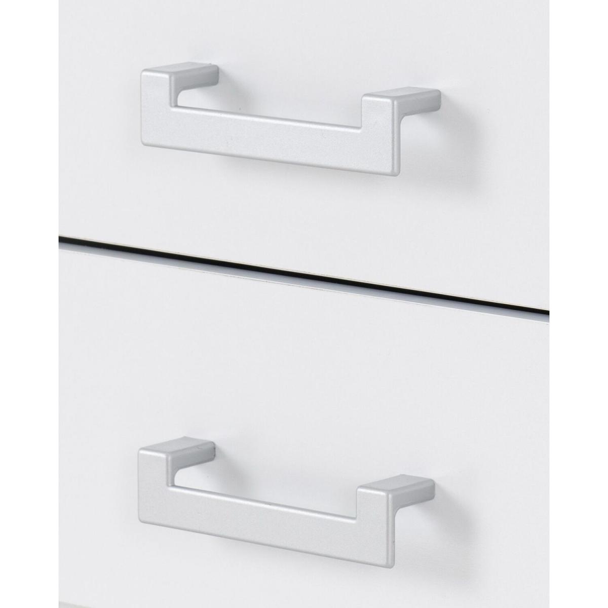 Charles 2 Drawer Bedside White - White – image 3