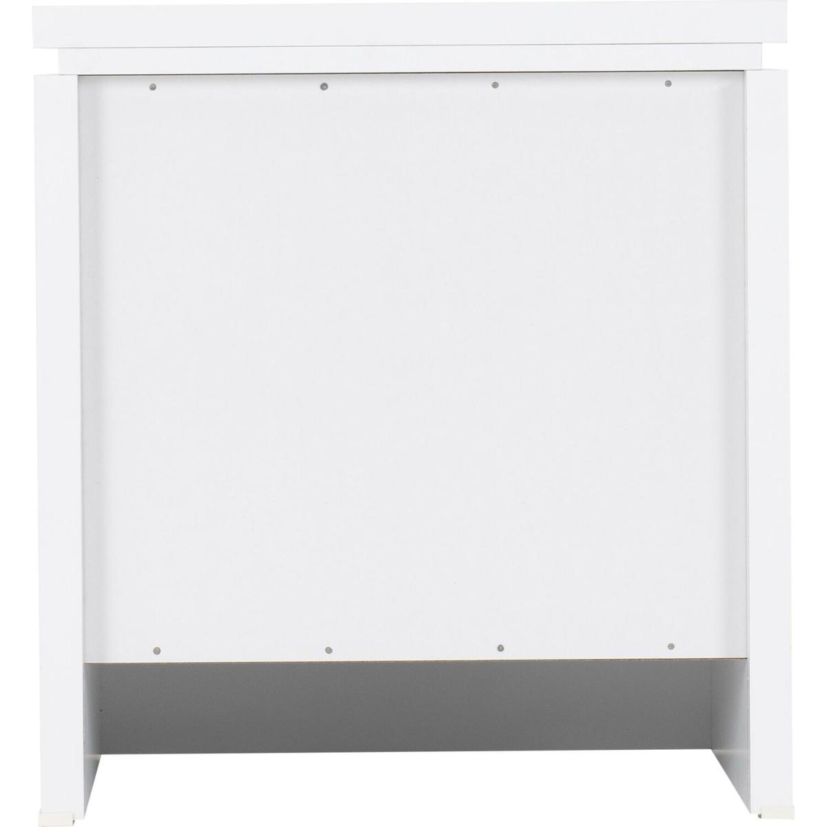 Charles 2 Drawer Bedside White - White – image 7