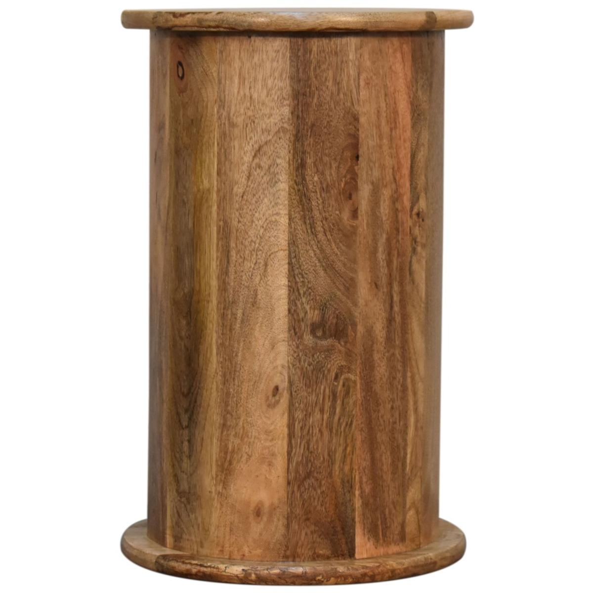 Modern Hand Crafted Mini Drum Chest - Brown – image 5