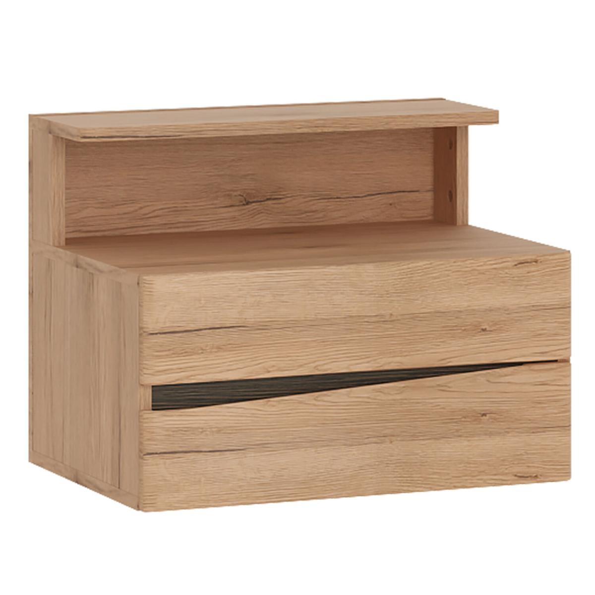 Kensington 2-Drawer Wall-Mounted Bedside Cabinet – image 2