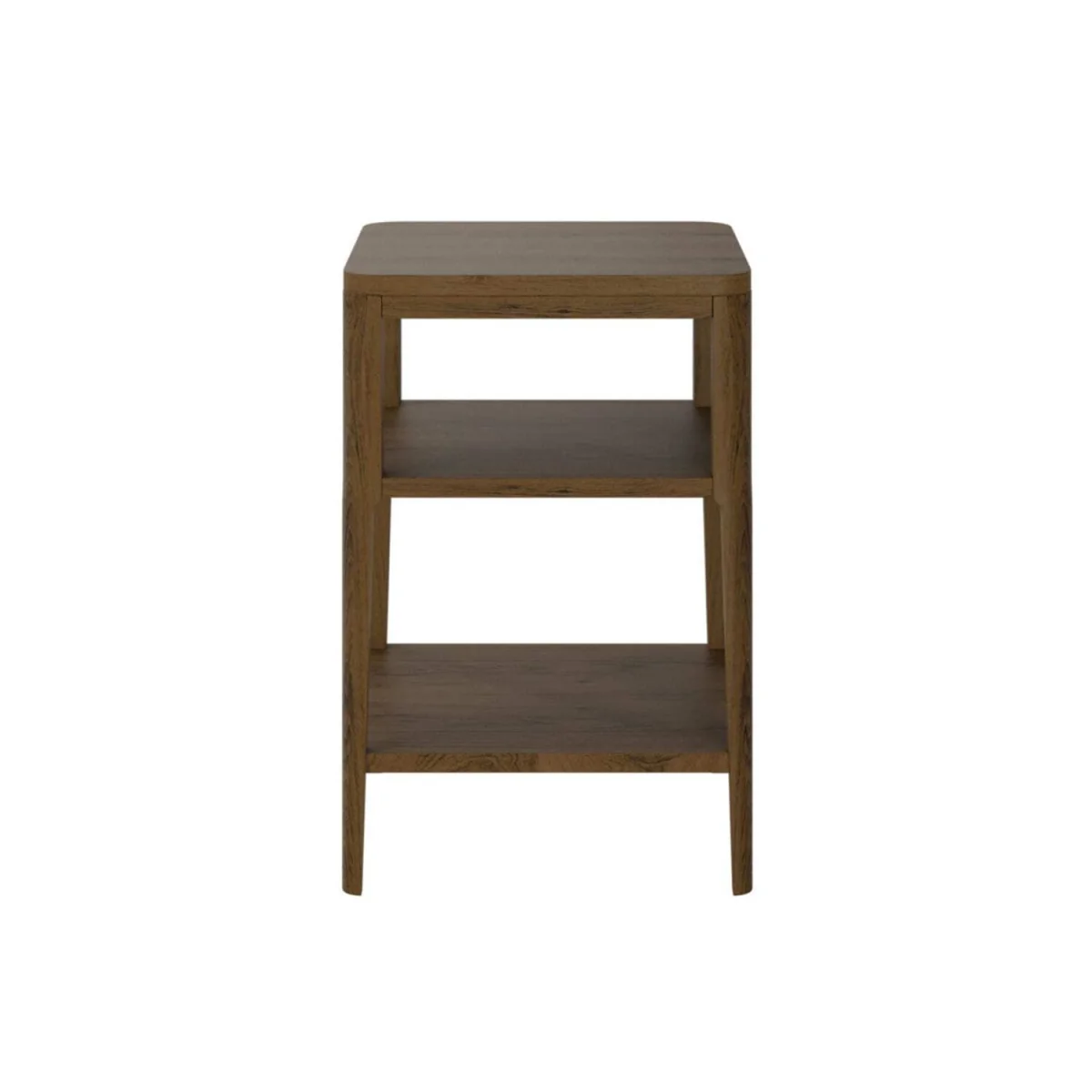 Madrid 2 Shelf Bedside Table - Brown – image 3