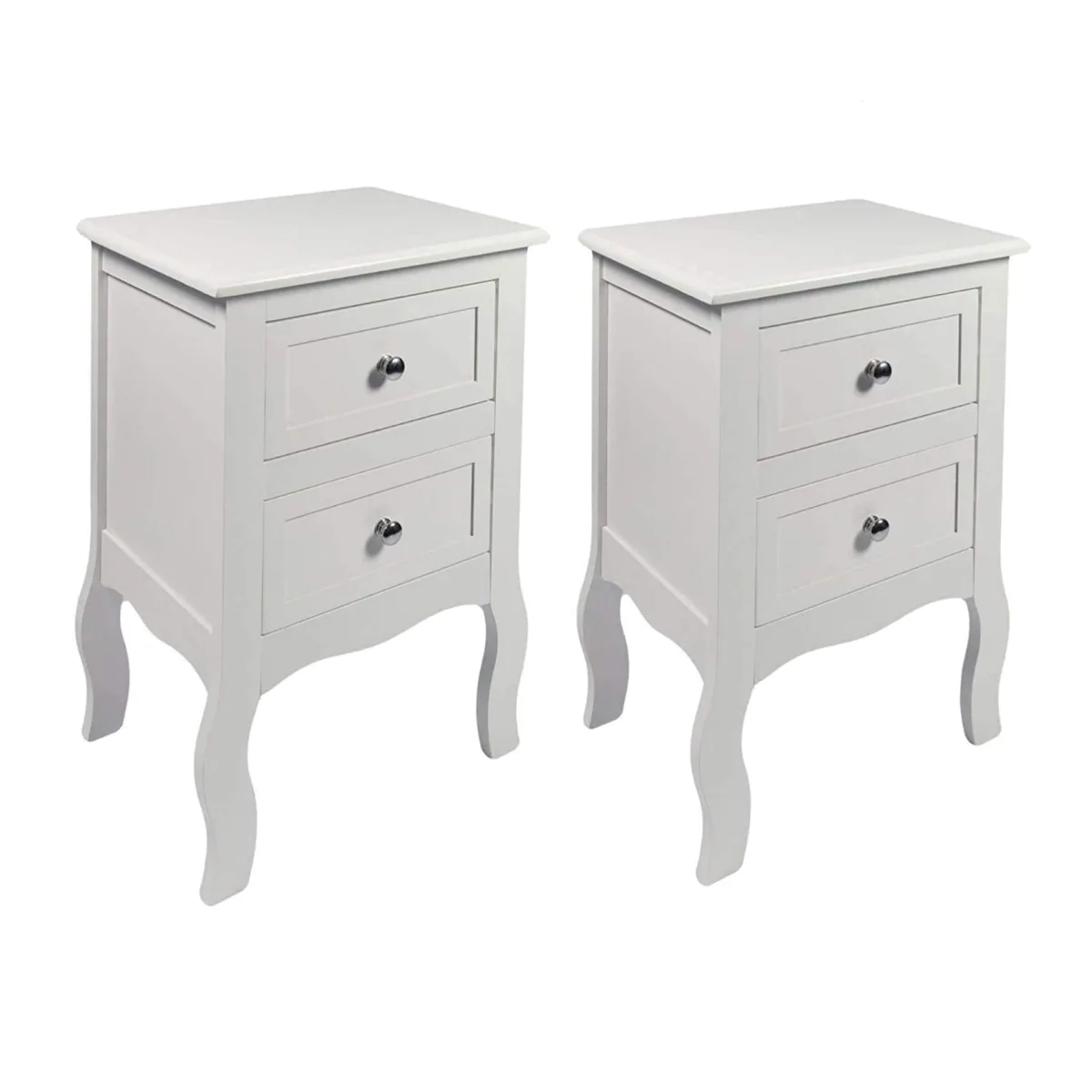 Bedside Nightstand - White – image 1