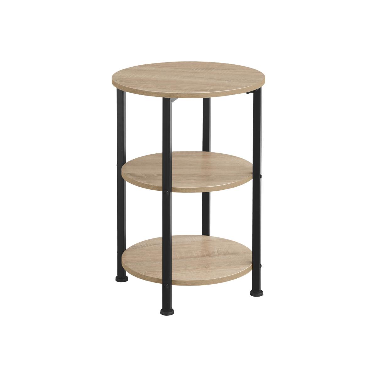Bedside Table Colchester - Industrial Wood Light, Oak Sonoma