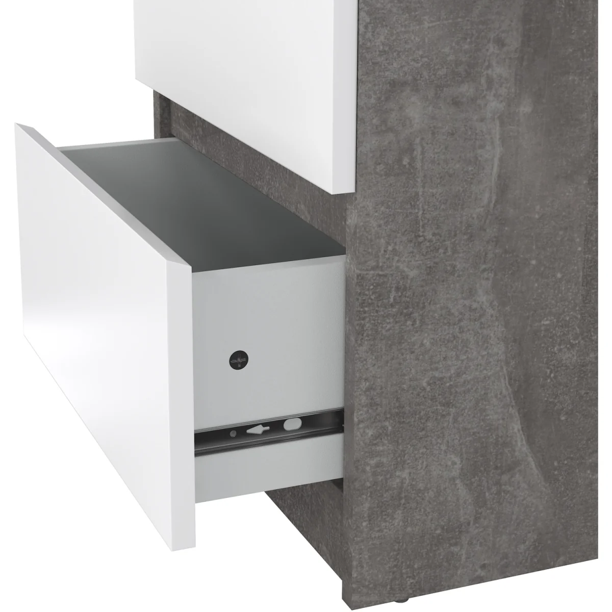 Naia Bedside 2 drawers in Jackson Hickory - Cashmere Jackson Hickory – image 14