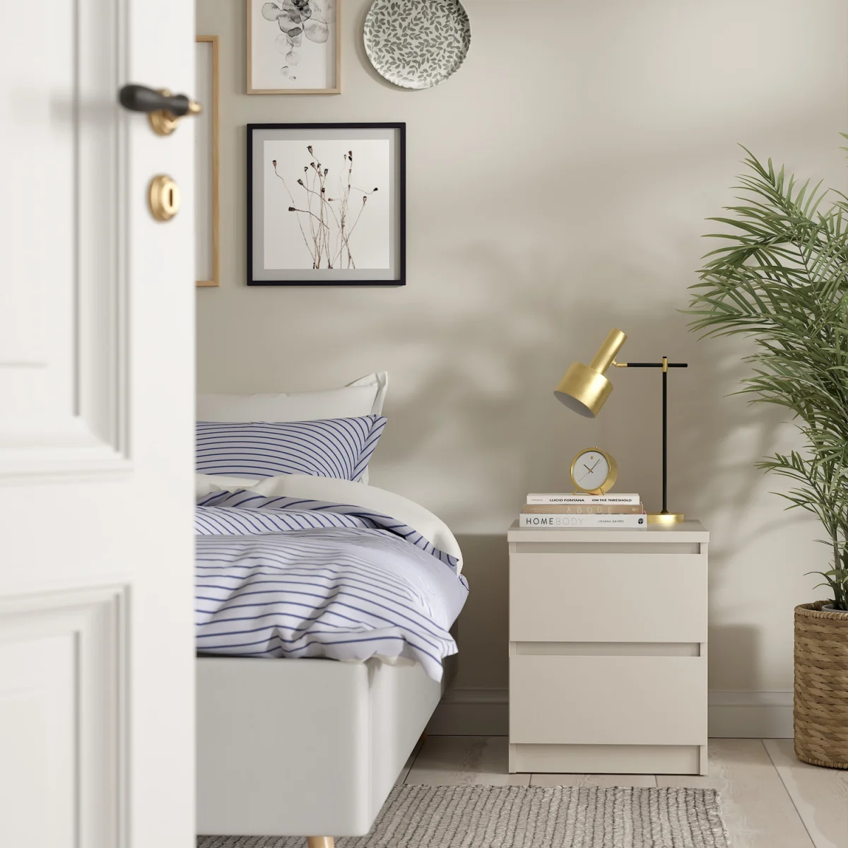 Naia Bedside 2 drawers in Jackson Hickory - Cashmere Jackson Hickory – image 22