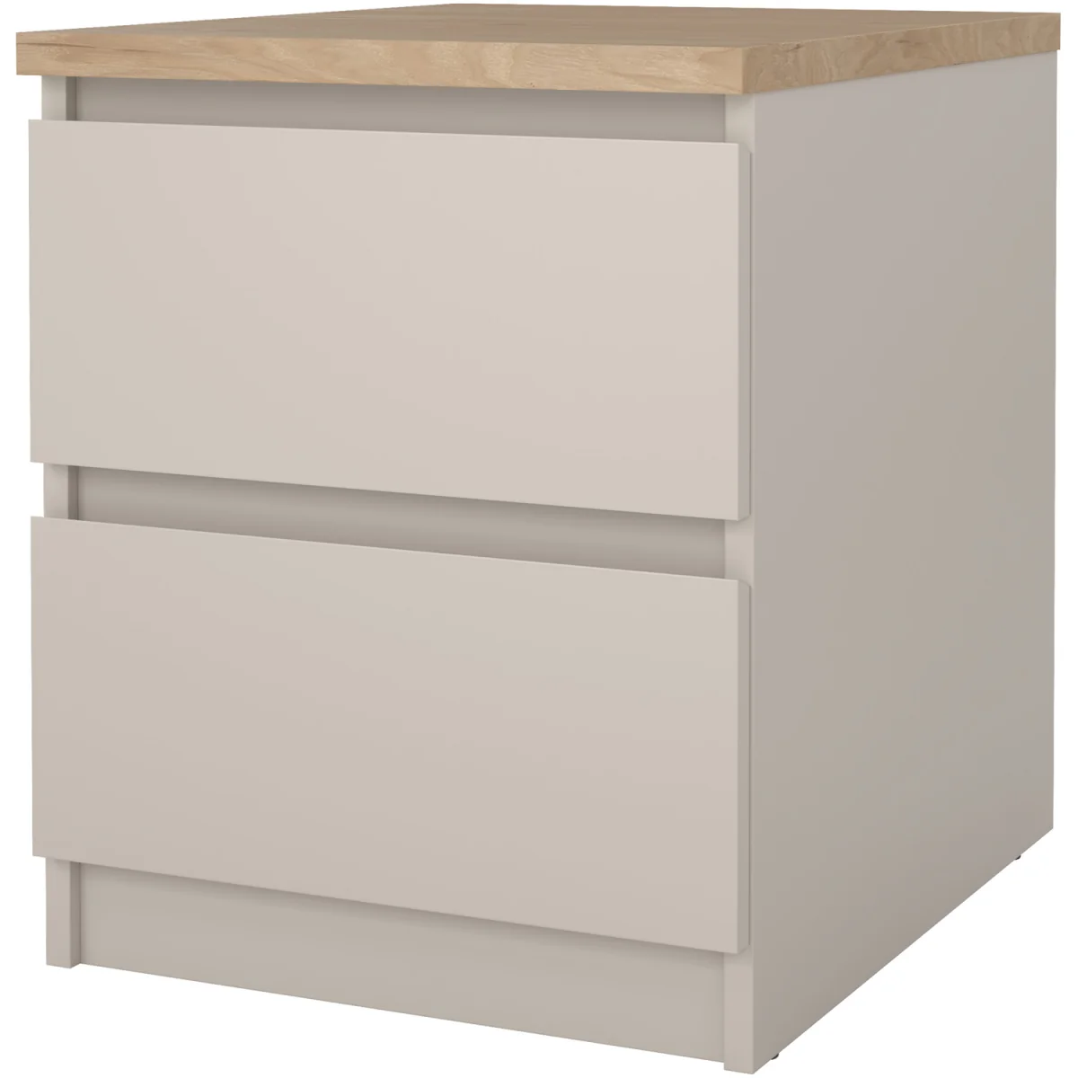 Naia Bedside 2 drawers in Jackson Hickory - Cashmere Jackson Hickory – image 32