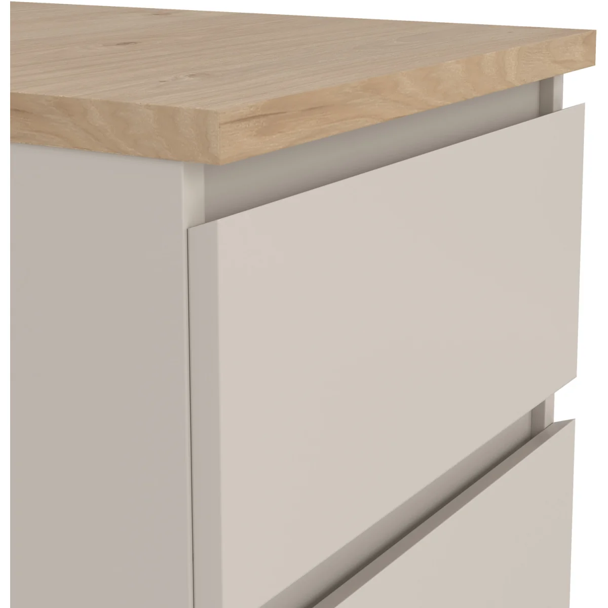 Naia Bedside 2 drawers in Jackson Hickory - Cashmere Jackson Hickory – image 35