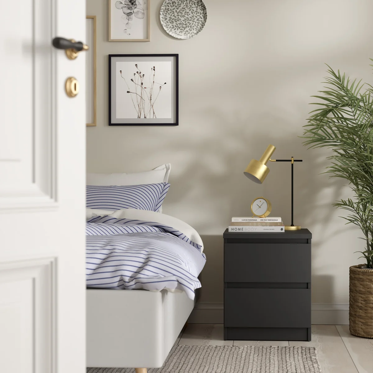 Naia Bedside 2 drawers in Jackson Hickory - Cashmere Jackson Hickory – image 38