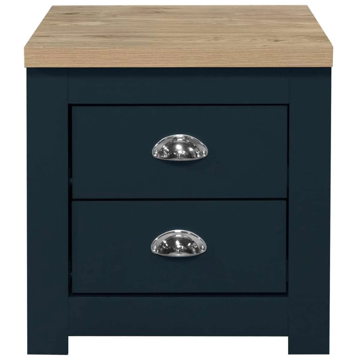Highgate Pair Of Bedsides 2 Drawer Bundle - Navy Blue – image 5