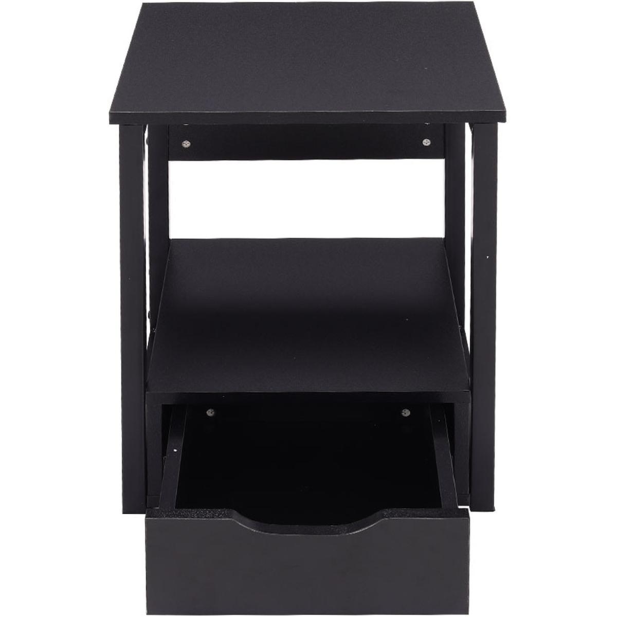 Casual Bedside Table  - Black – image 4