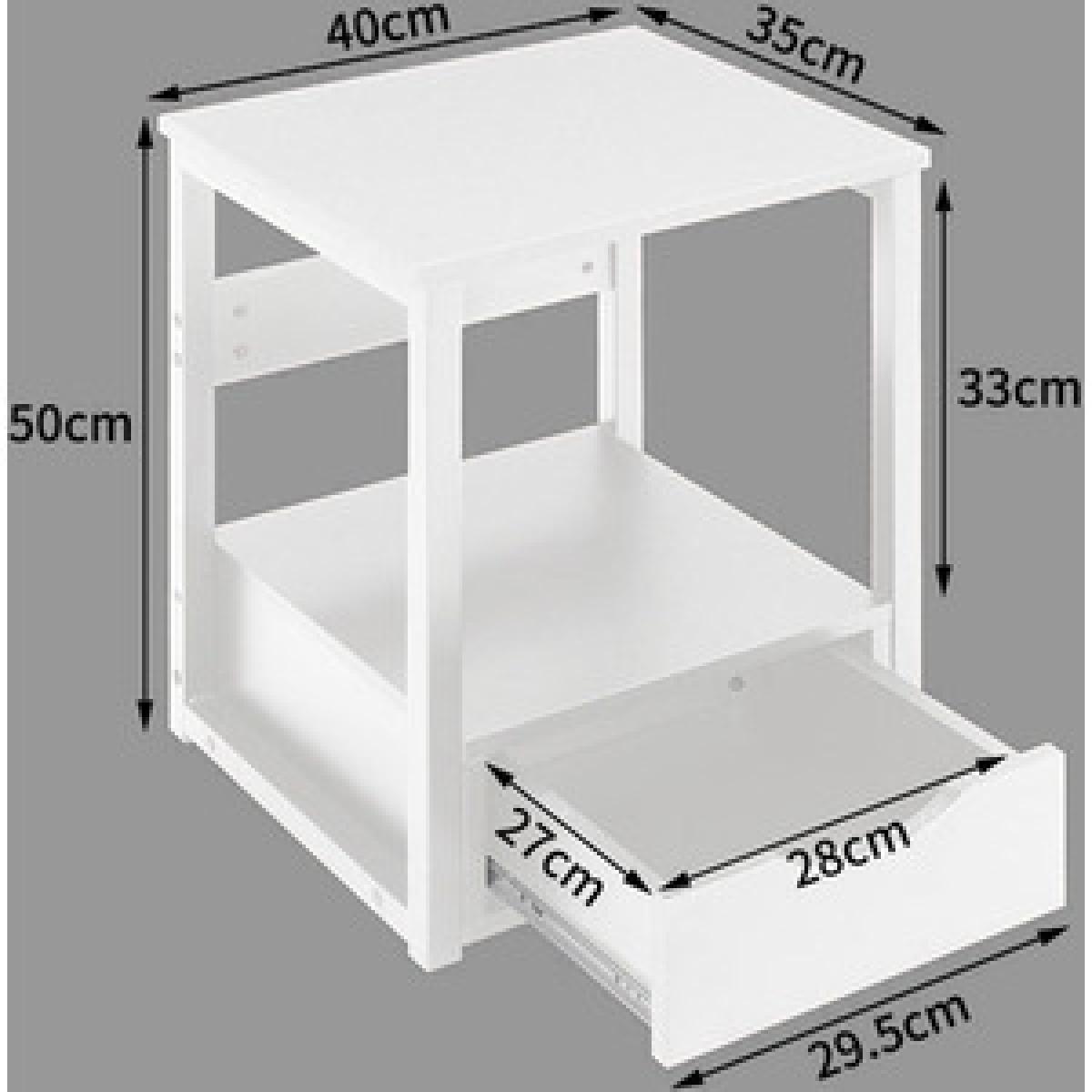 Casual Bedside Table  - Black – image 6