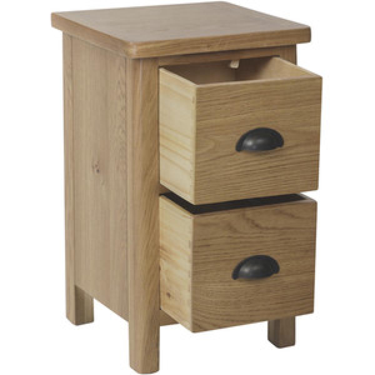 Cambridge Small Bedside Cabinet  - Rustic Oak – image 11