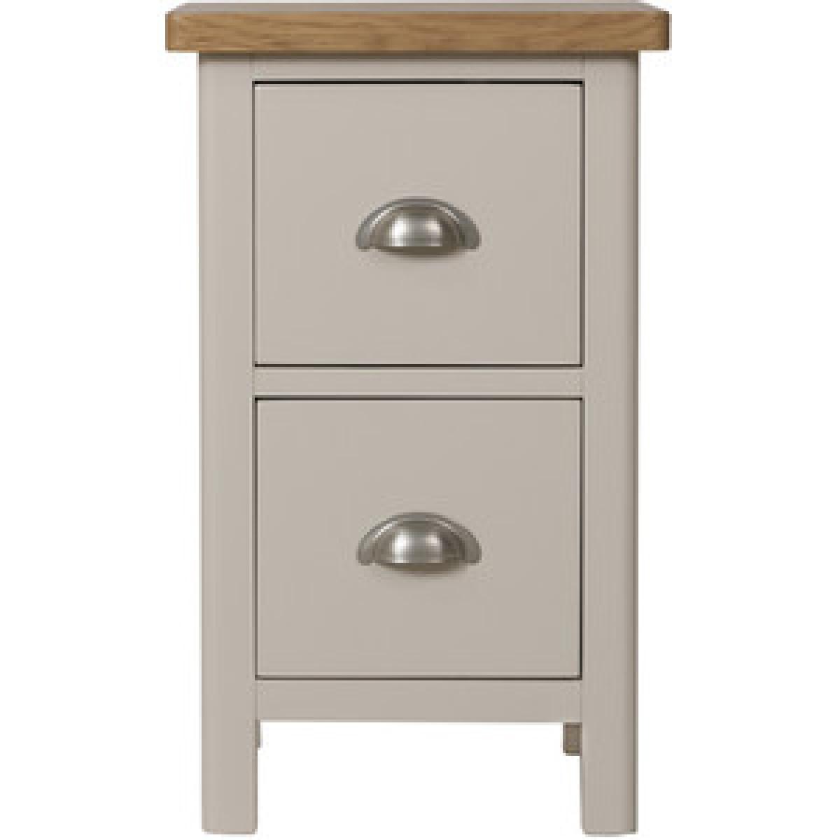 Cambridge Small Bedside Cabinet  - Rustic Oak – image 7