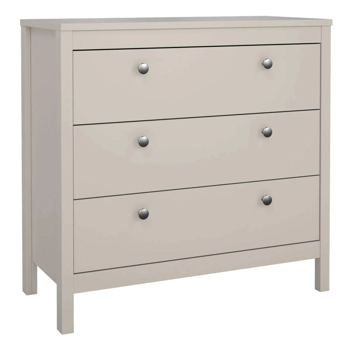 Wyld Haus Gossmere Natural Cashmere 2-Drawer Bedside Chest Cream - Neutral – image 3