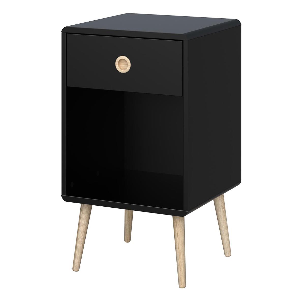Softline 1 Drawer Painted Chest - Black – image 3