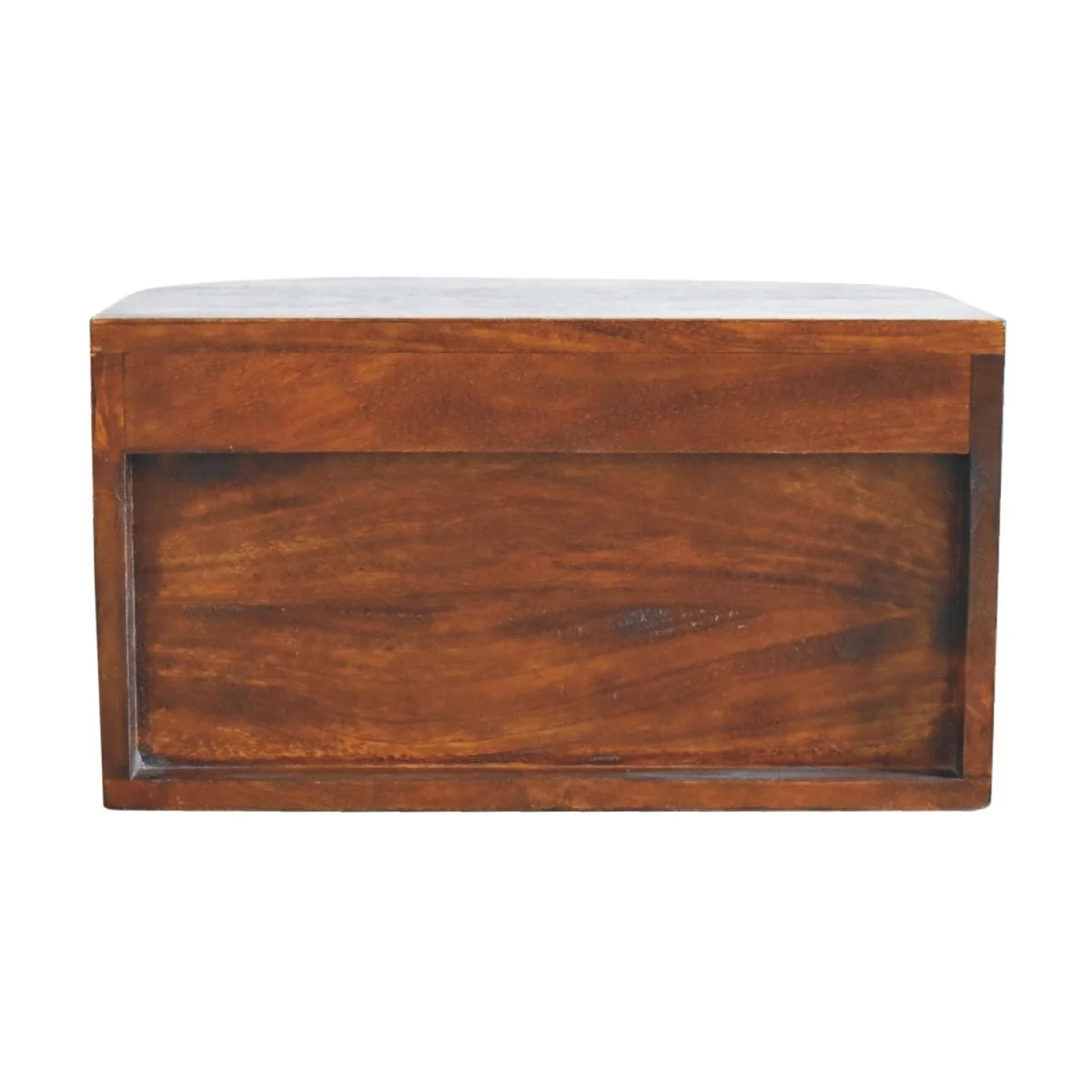 Kukuihaele 2-Drawer Floating Bedside Table - Solid Mango Wood Chestnut - Brown – image 5