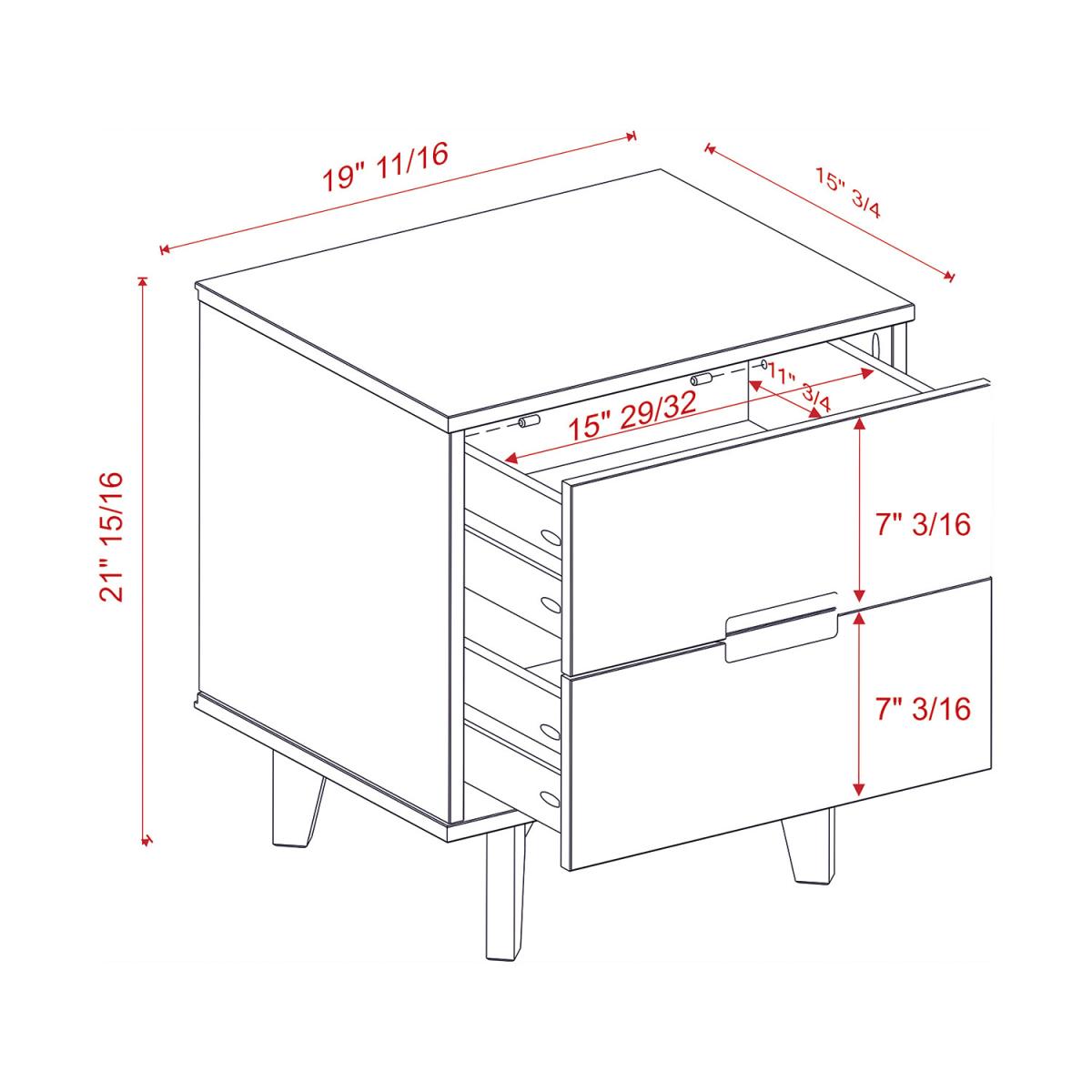 Nara Nightstand - Walnut – image 10