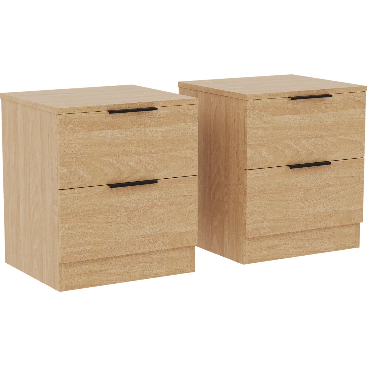 Trega 2 Drawer Bedside Chest - White – image 25