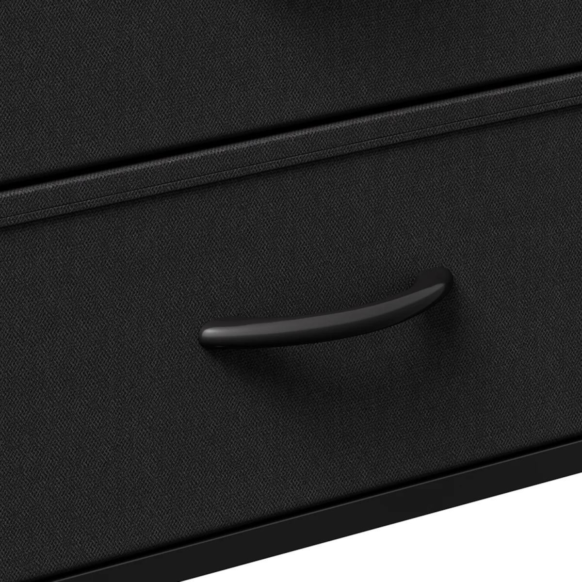 Black Bedside Table with LED and Charging - Black – image 7