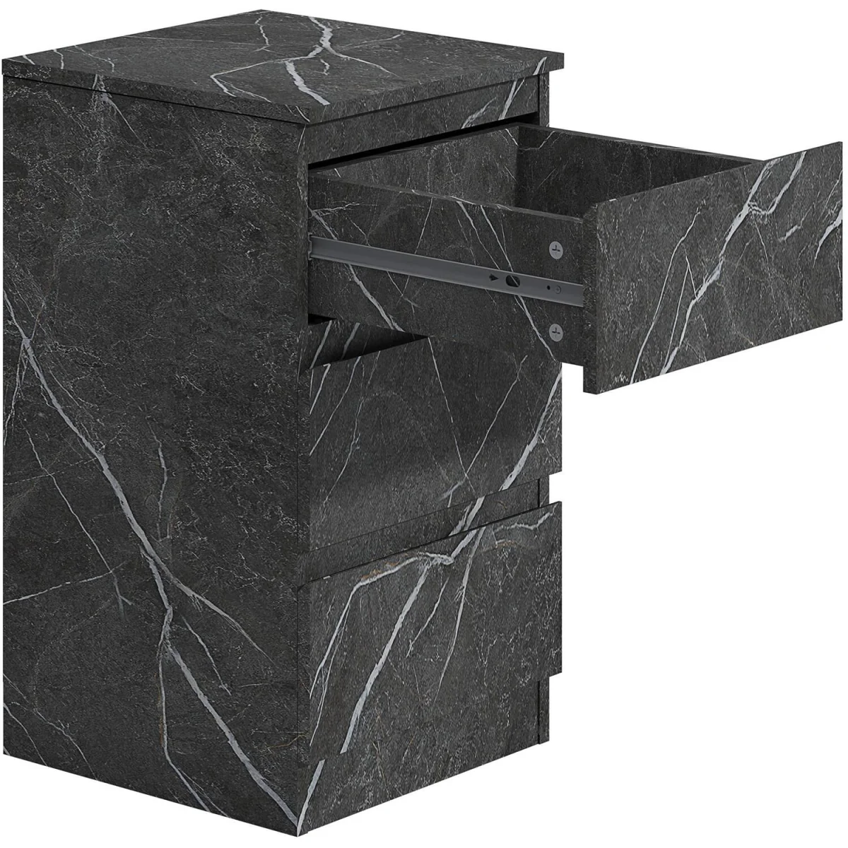 ZITA 3 Drawer Bedside Table – image 6