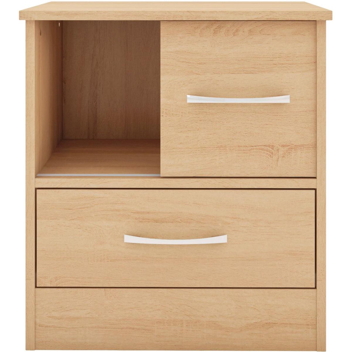 Nevada Sliding Door Bedside - Sonoma Oak – image 2