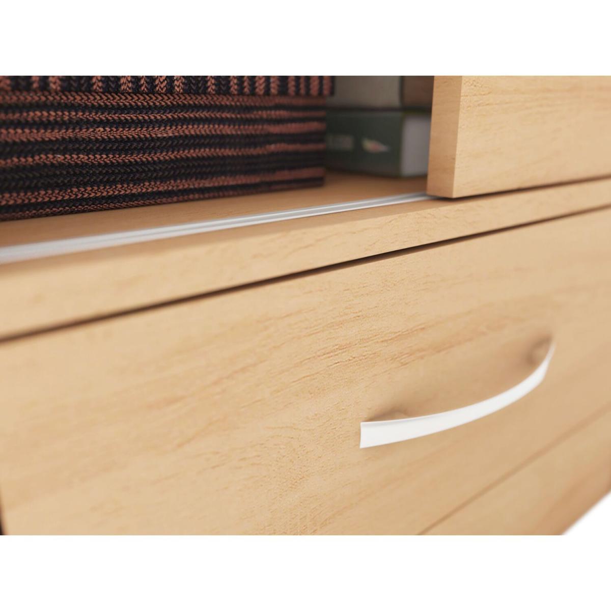 Nevada Sliding Door Bedside - Sonoma Oak – image 5