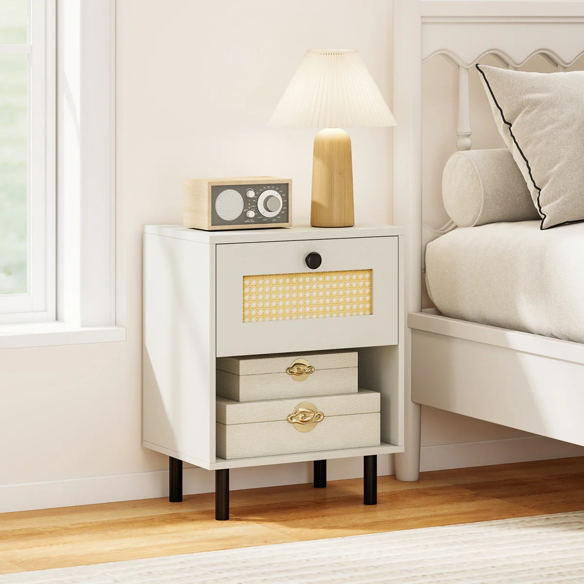 Boho Style Bedside Table – image 2
