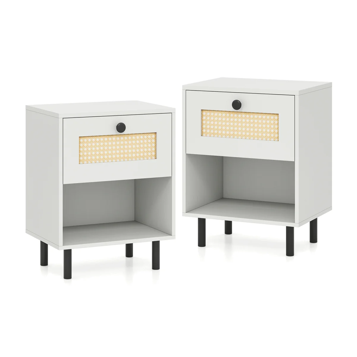 Boho Style Bedside Table – image 1