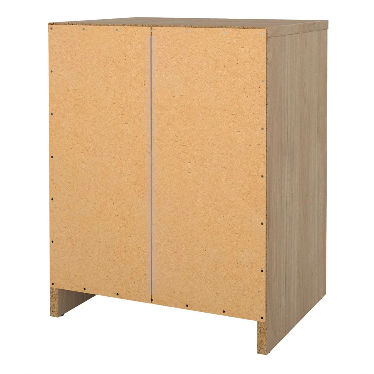 Kaohsiung Hickory Oak Effect Bedside Table 1 Drawer - Brown – image 7