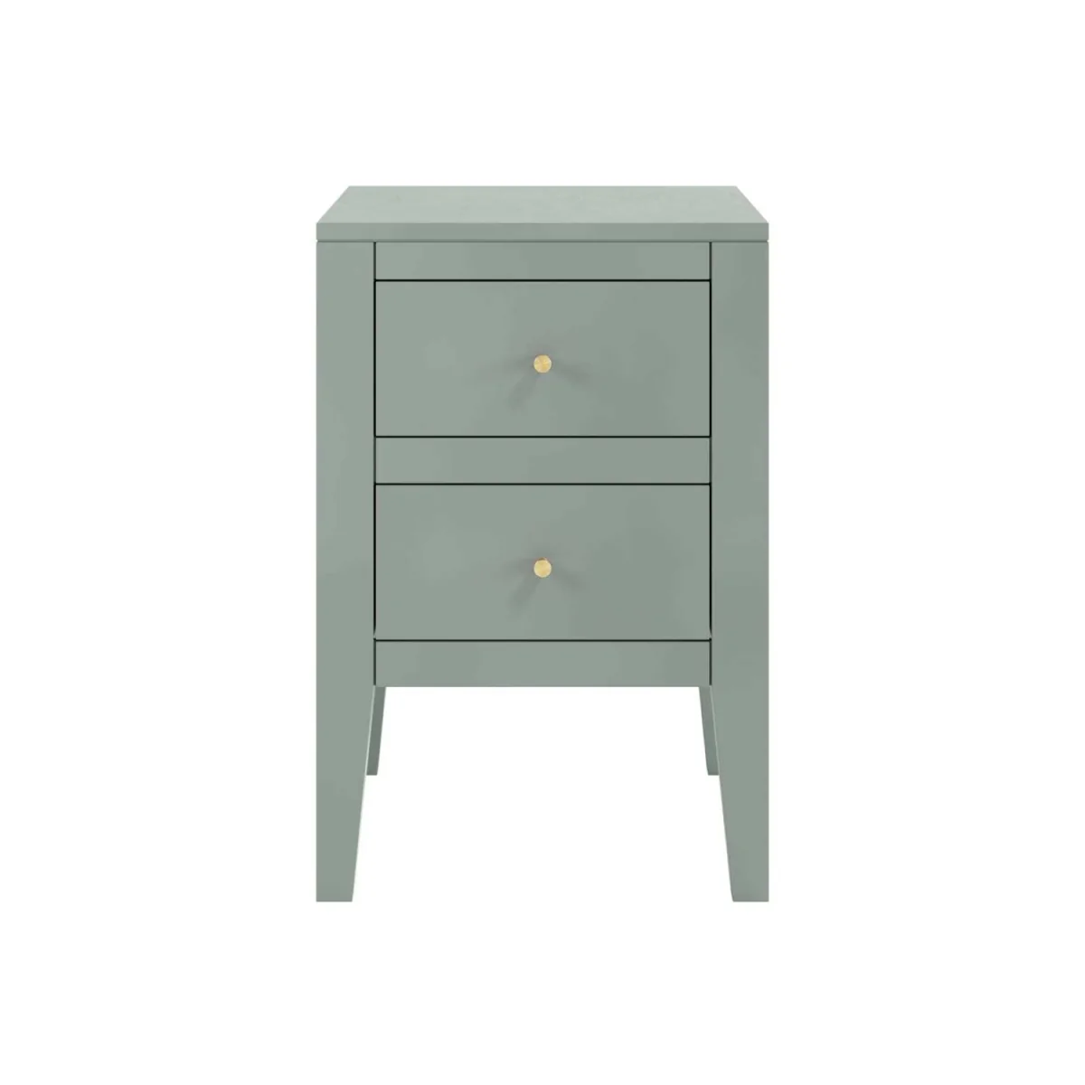 Roma Pigeon 2 Drawer Bedside Table - Green – image 3