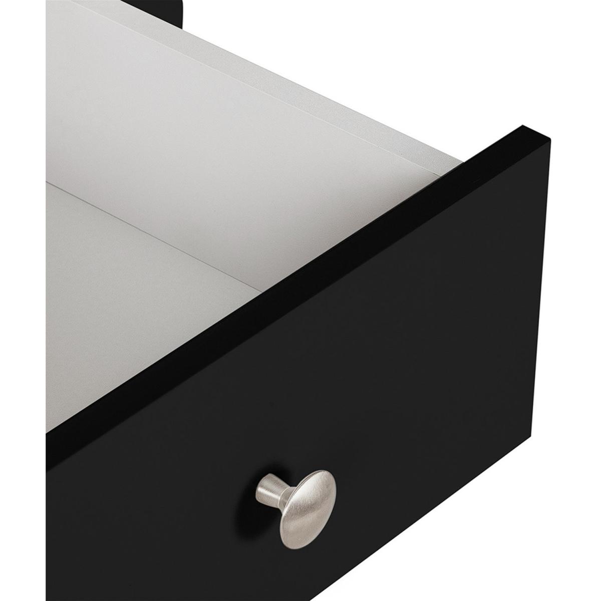 Faith 3 Drawer Bedside Cabinet - Black – image 7