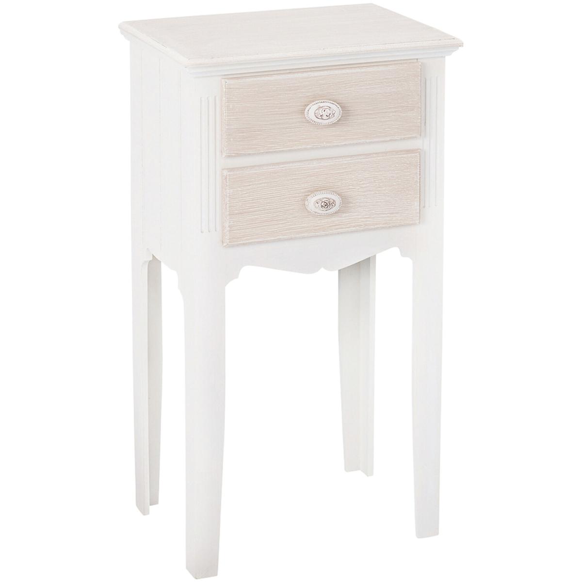 Juliette 2-Drawer Bedside Cabinet - White – image 2