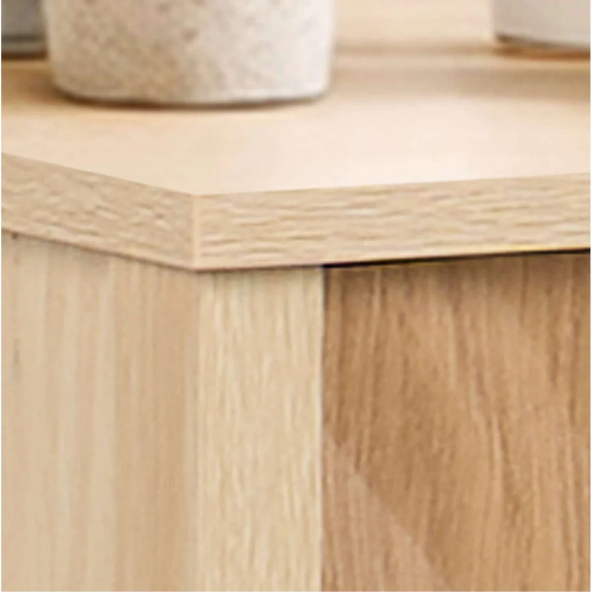 Pair Of Solstice 3 Drawer Bedside Cabinet Chest Table Light Oak - Oak – image 5