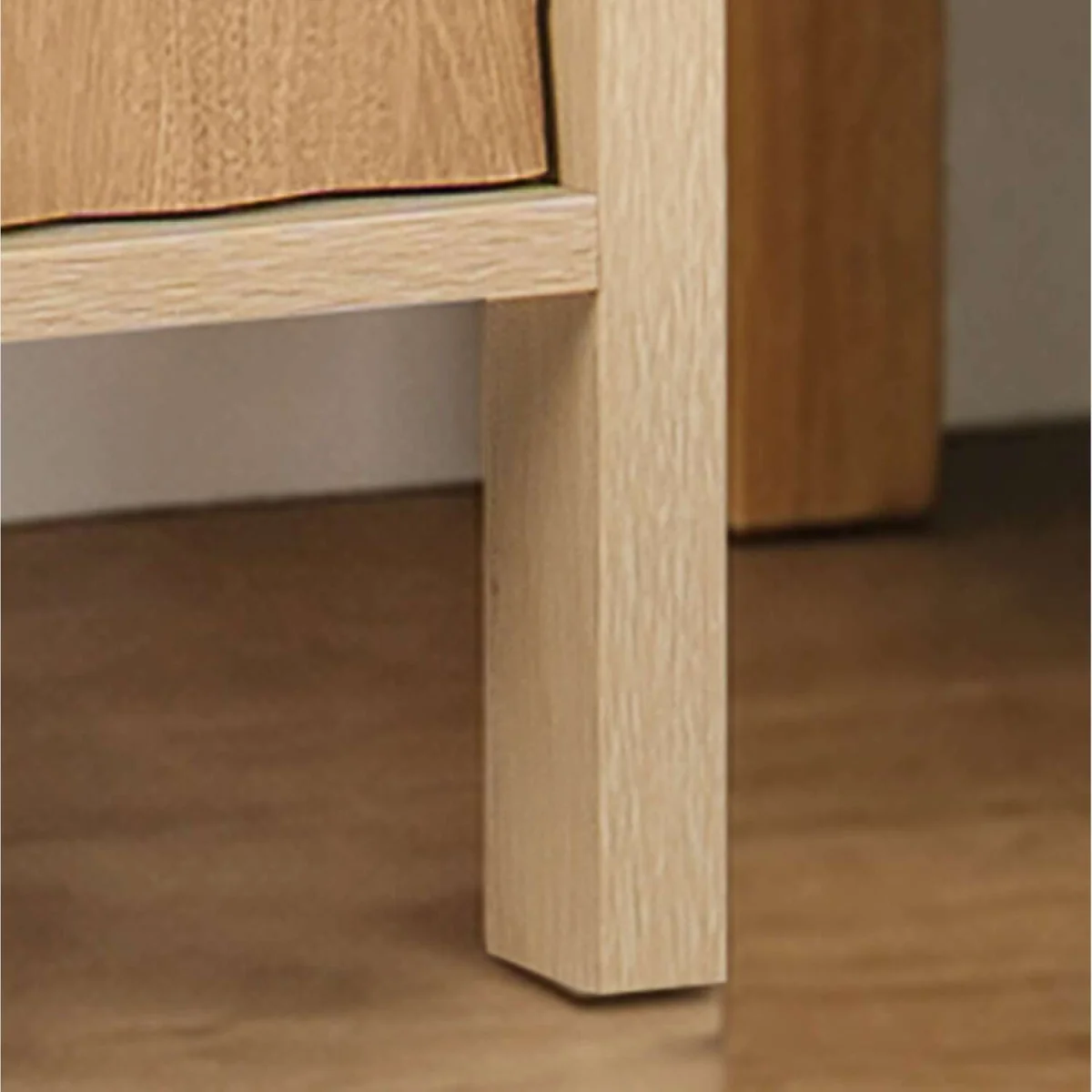 Pair Of Solstice 3 Drawer Bedside Cabinet Chest Table Light Oak - Oak – image 6