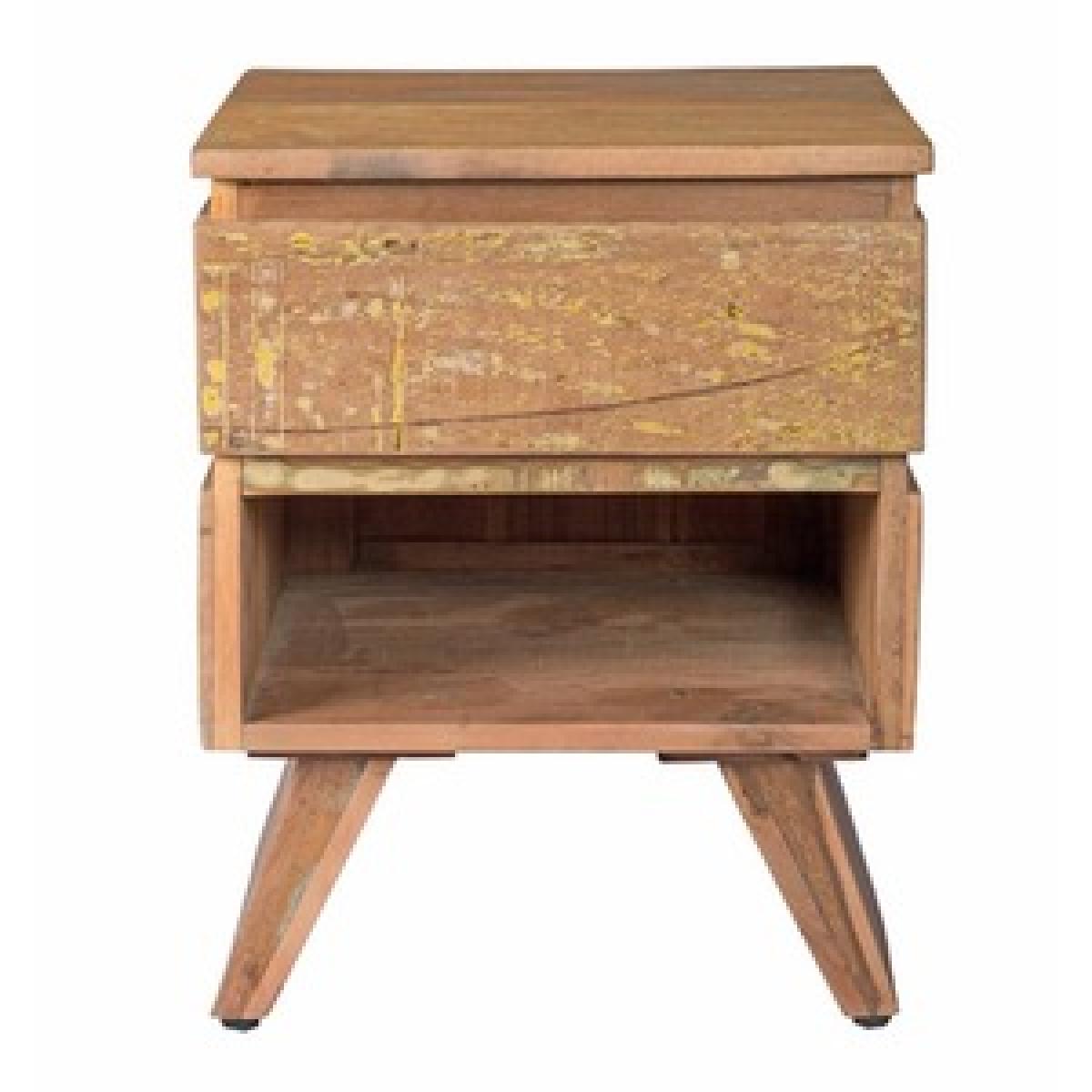 Reclaimed Limited Edition Bedside Table - Brown – image 2