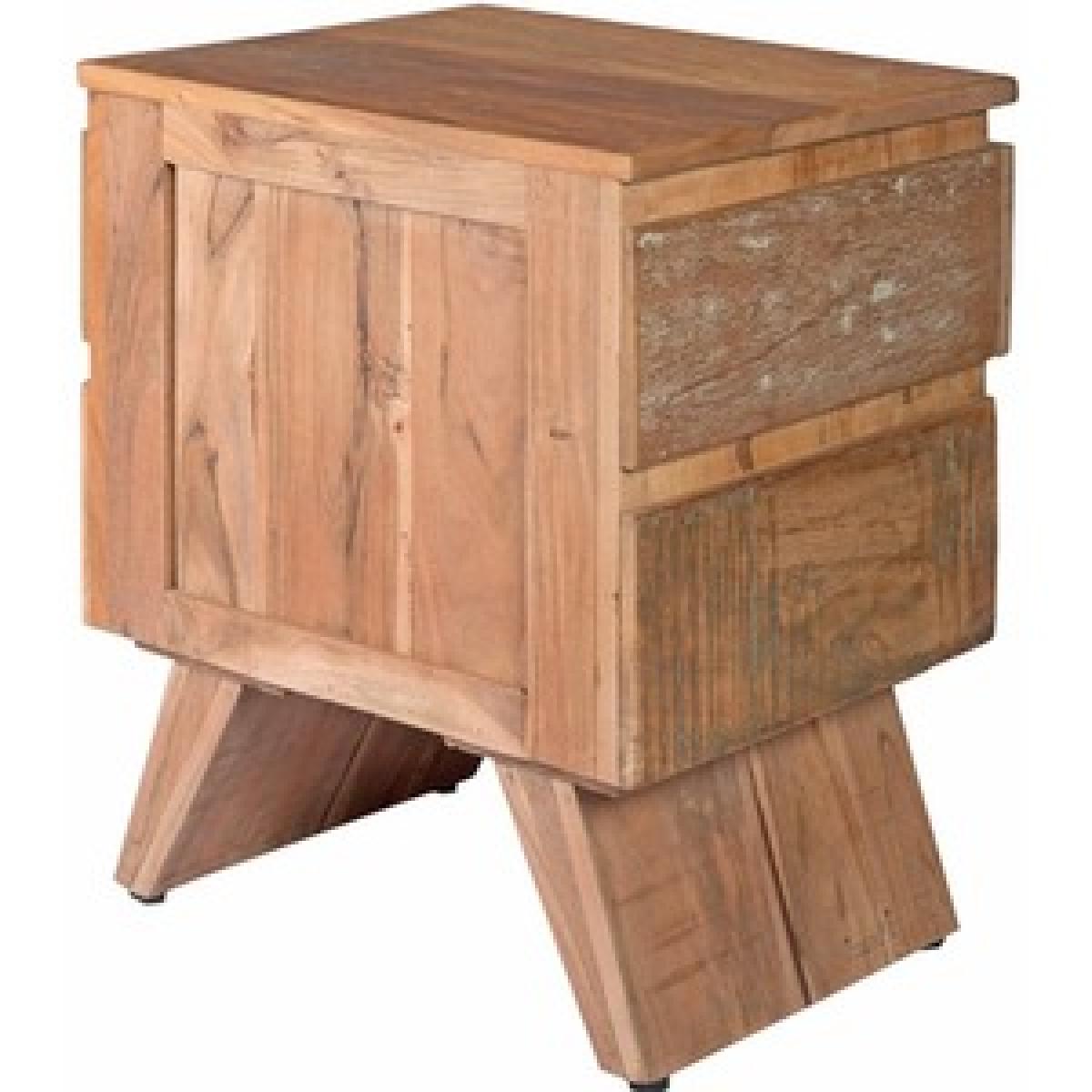 Reclaimed Limited Edition Bedside Table - Brown – image 3