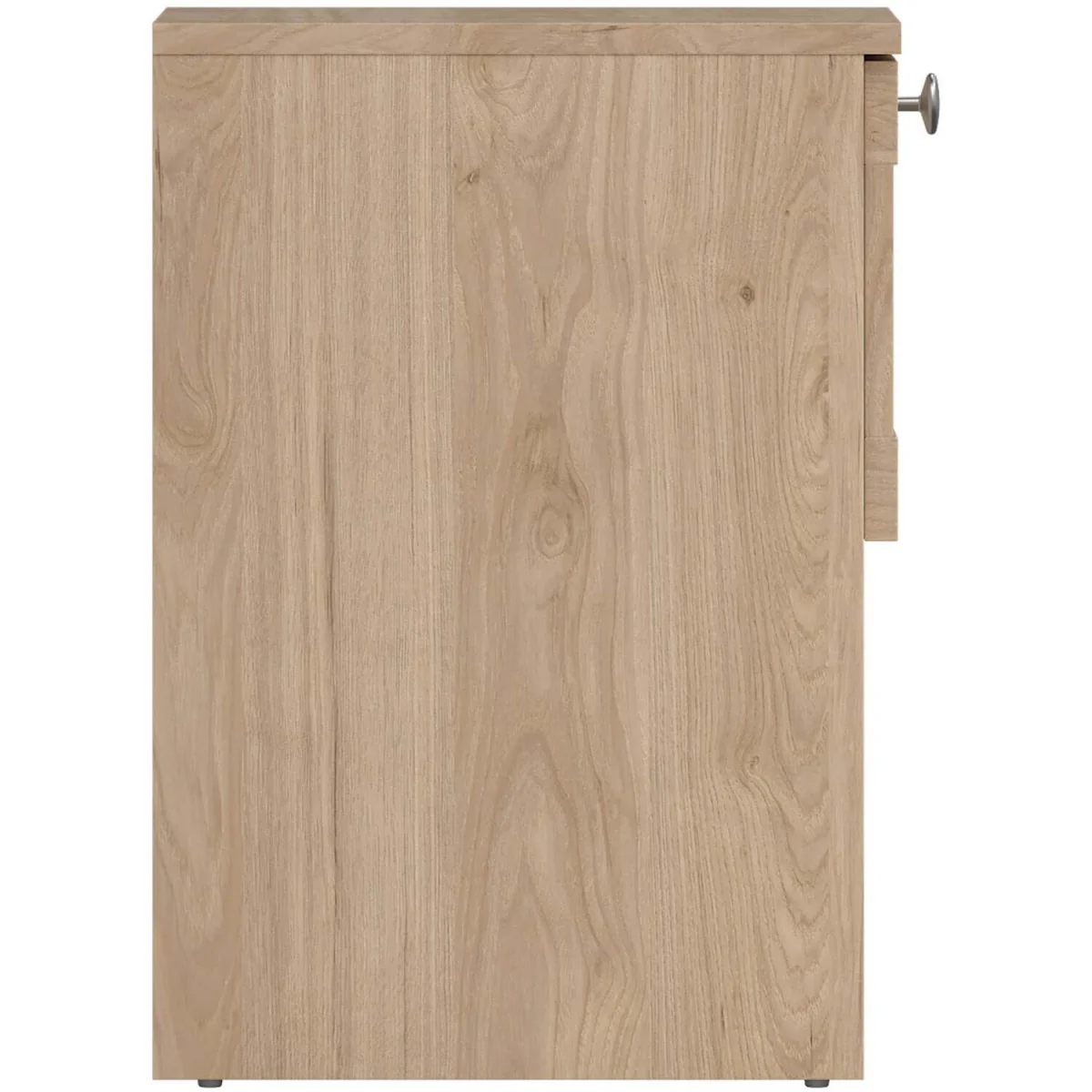 Cherryfern Natural Oak Bedside Table - 1 Drawer, 1 Open Shelf - Neutral – image 2