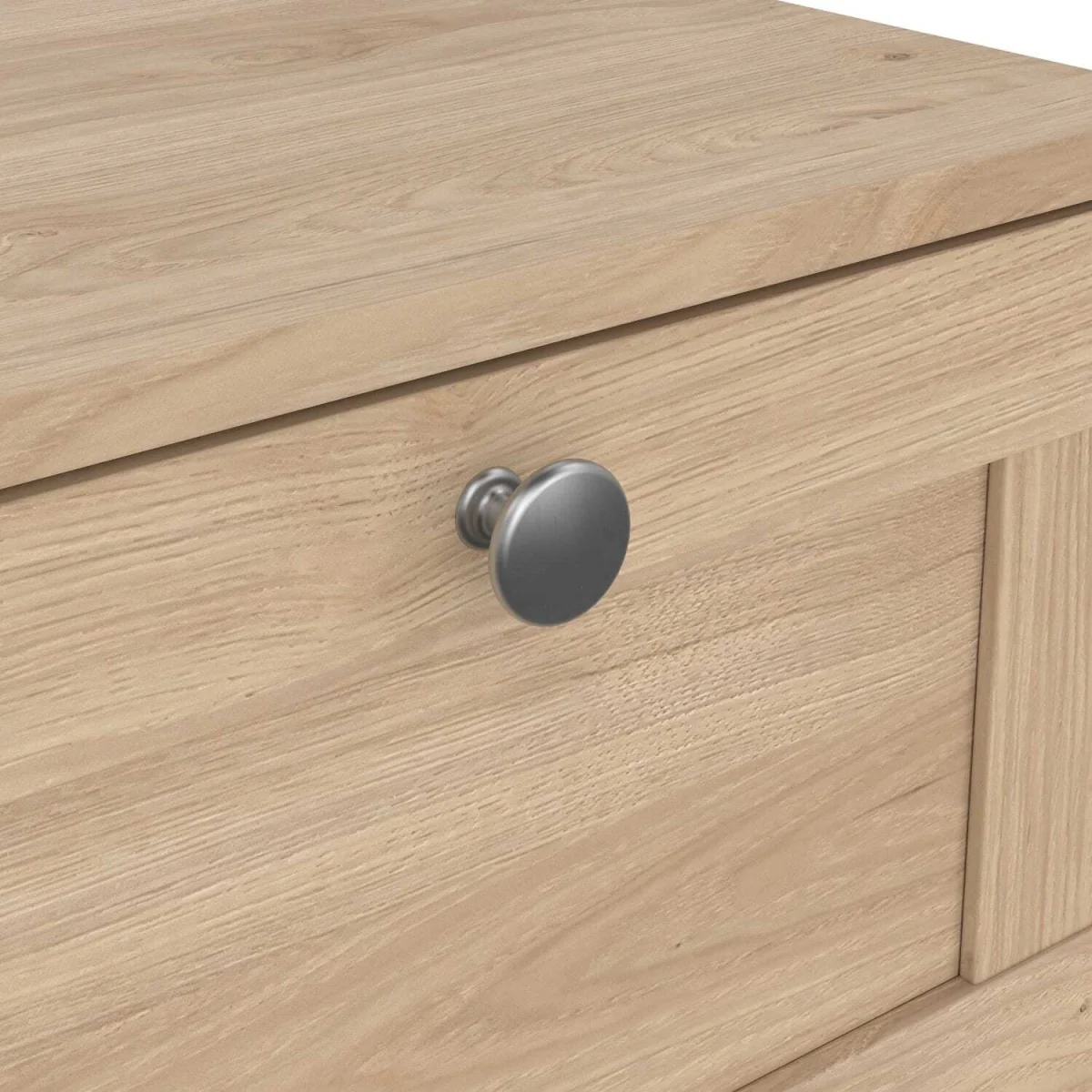 Cherryfern Natural Oak Bedside Table - 1 Drawer, 1 Open Shelf - Neutral – image 5