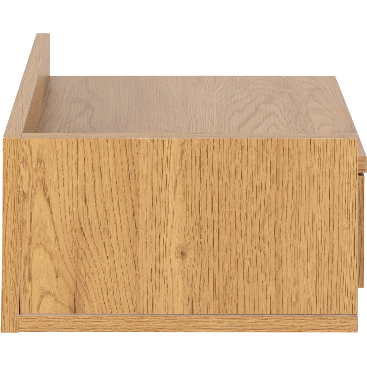 Ashlan Square Bedside Table with 1 Drawer - Oak – image 3