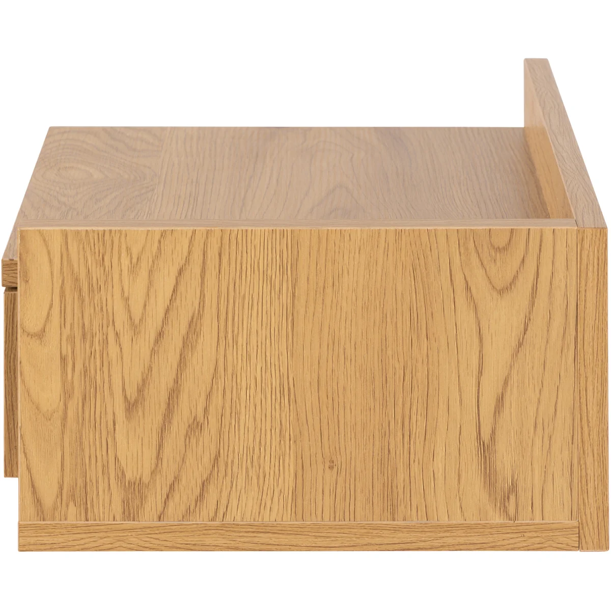 Ashlan Square Bedside Table with 1 Drawer - Oak – image 6