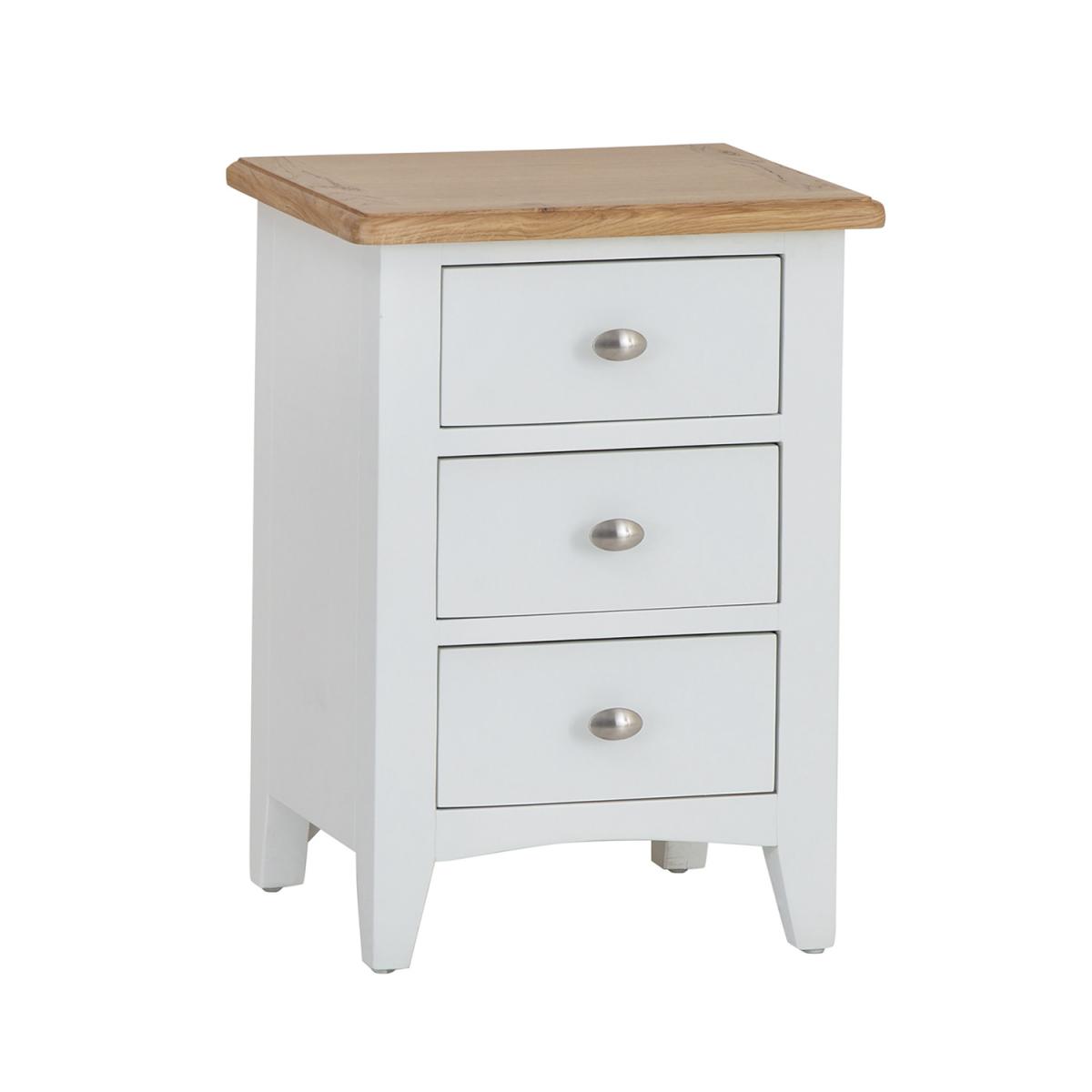 Ashford 3 Drawer Bedside Cabinet - Light Oak – image 5