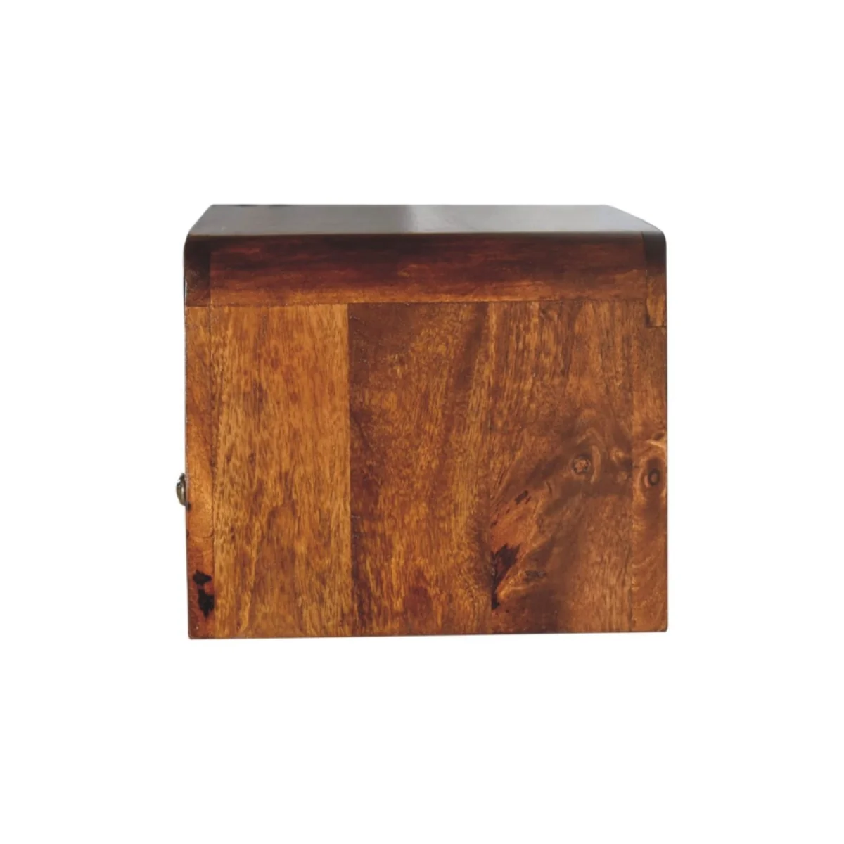 Oristano Chunky Mango Wood Wall Mounted Bedside Table in Chestnut - Brown – image 4