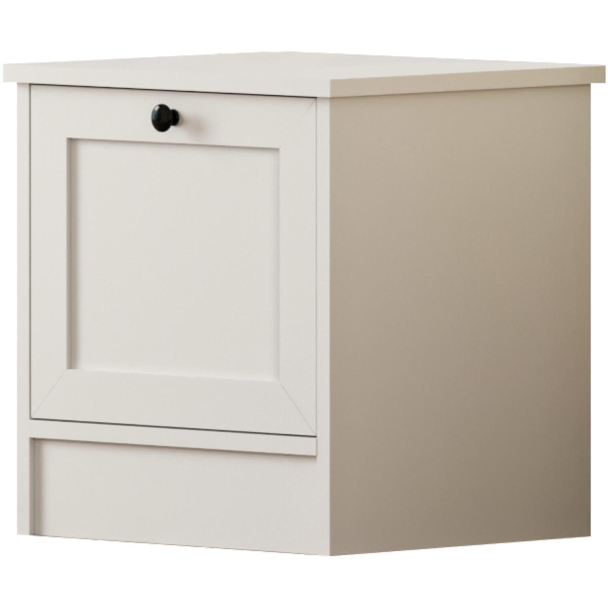 DAISY 1 Door Bedside Table - White – image 5
