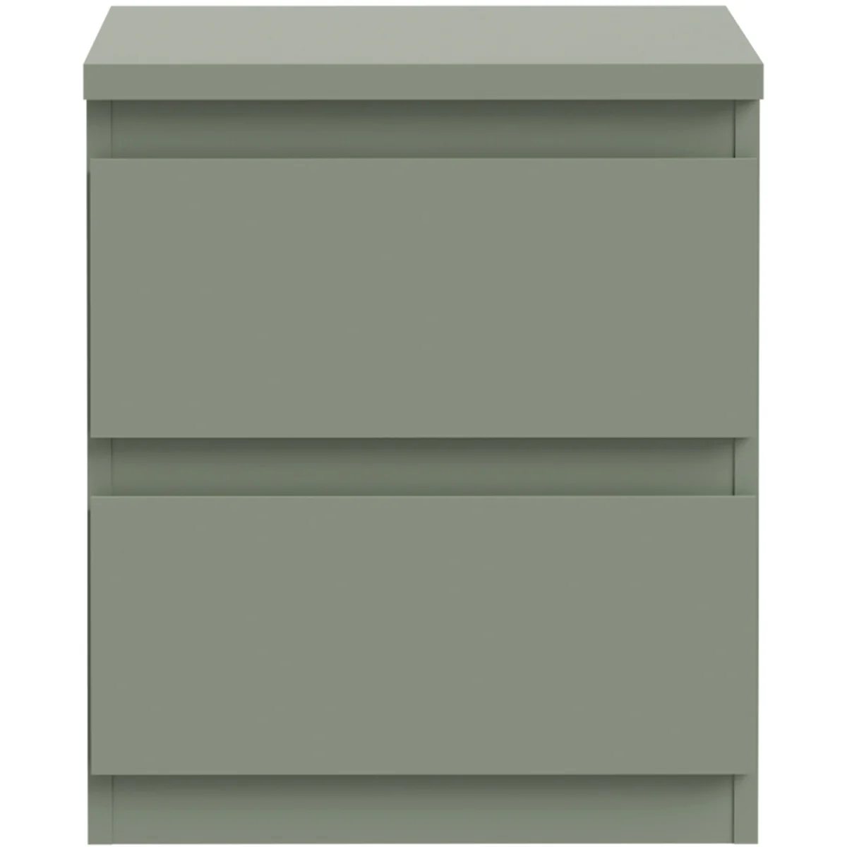 Edmore 2 Drawer Bedside - Light Grey – image 18